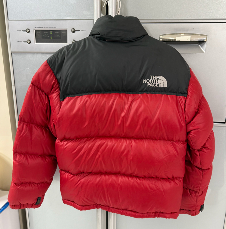 노스페이스 눕시 700 패딩 레드(85 size)--4