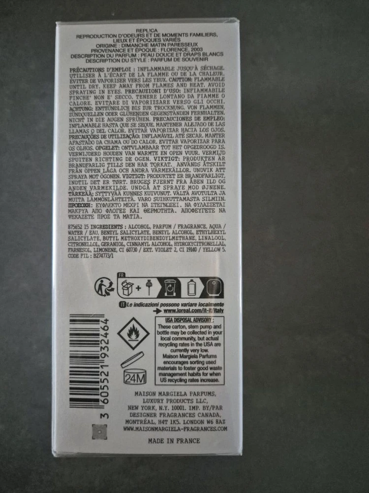 메종 마르지엘라 레플리카 레이지 선데이 모닝 향수100ml 이미지