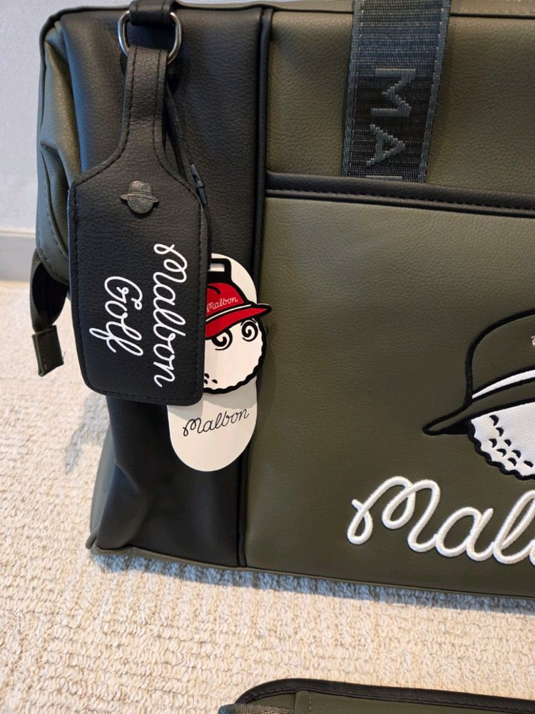 말본골프백 보스턴백 카키 이미지