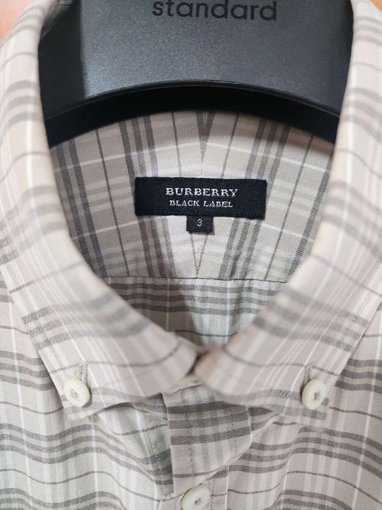 버버리 연베이지 셔츠 팝니다.--8