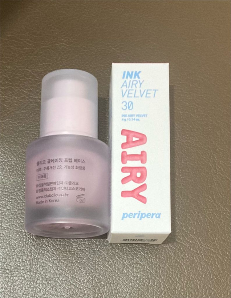 <새제품>페리페라 잉크 에어리 벨벳30호 정신체리 + 클리오 글레이징 프렙 베이스 이미지