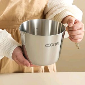 316스텐 통5중 눈금계량 편수 냄비(새것, 원래 뚜껑 없음)