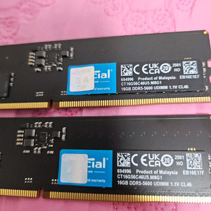 마이크론 DDR5 5600 16GB 2장