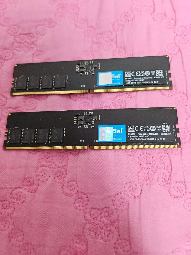 마이크론 DDR5 5600 16GB 2장--4