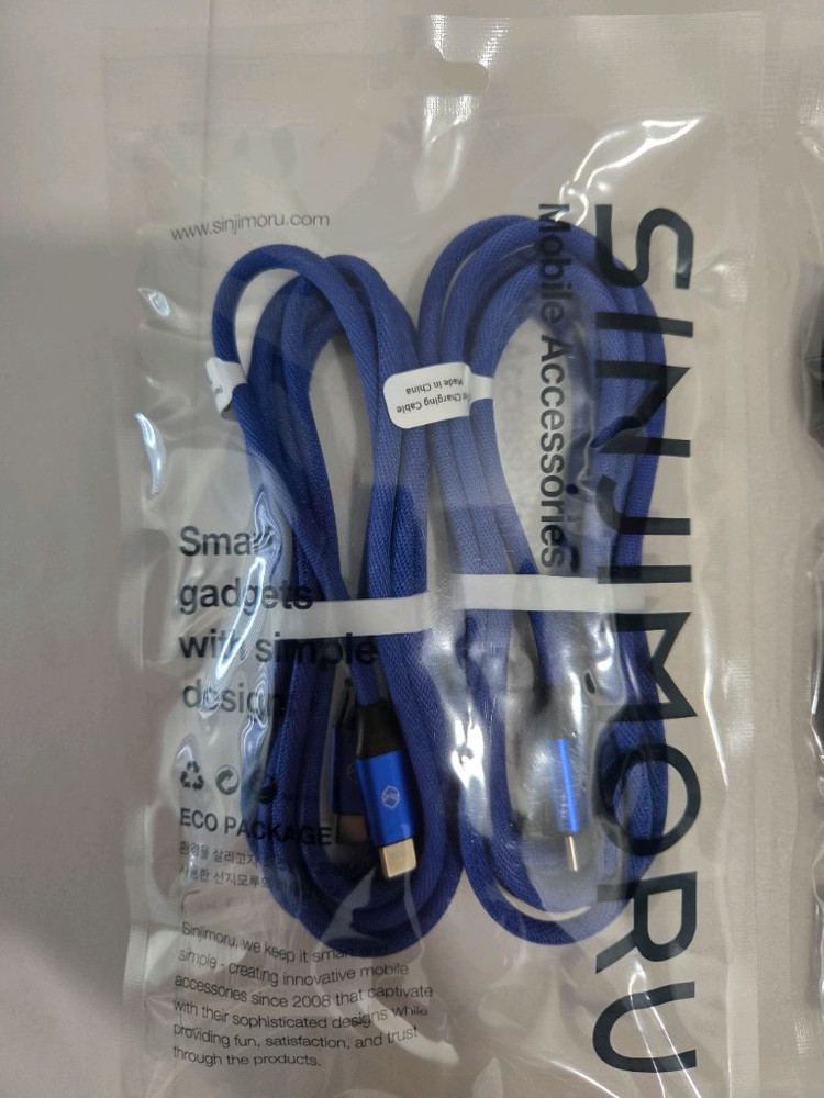 신지모루 2m c to c 60w pd 케이블 팝니다. 이미지