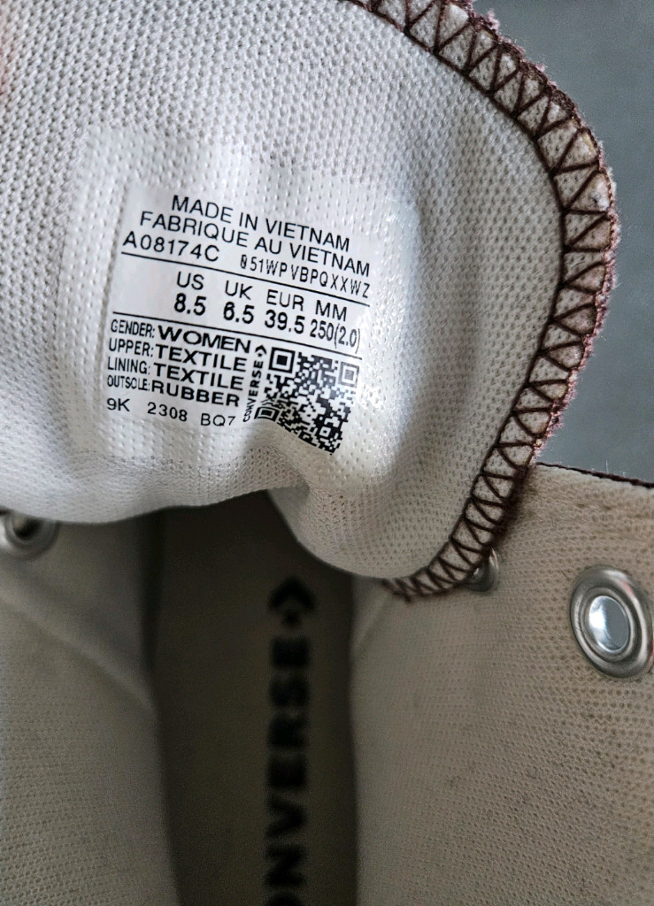 컨버스 척테일러 올스타 에볼루션 하이탑 캔버스화 사이즈 250mm--5