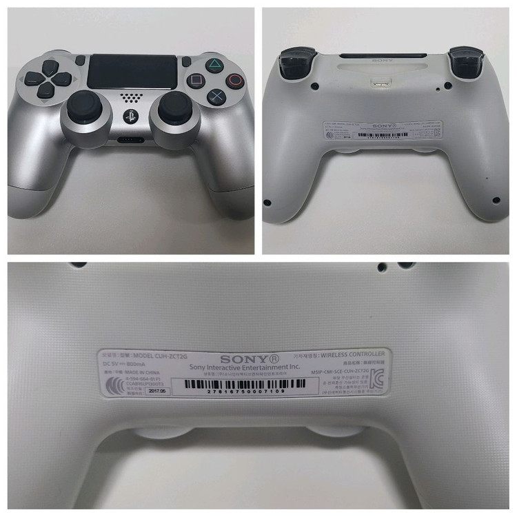 플스4용(PS4) 듀얼쇼크 4 컨트롤러 2개, 충전거치대 세트 판매--2