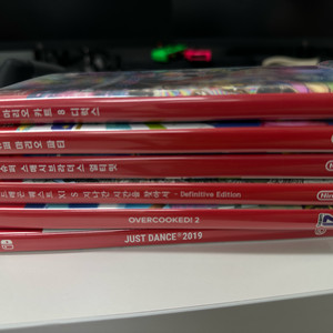 닌텐도 스위치 게임기 게임 타이틀 7종 일괄