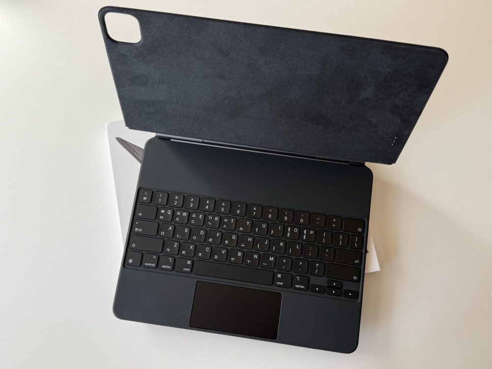 아이패드 애플정품 12.9인치 매직키보드 A2480 한영자판 블랙 풀박스--5