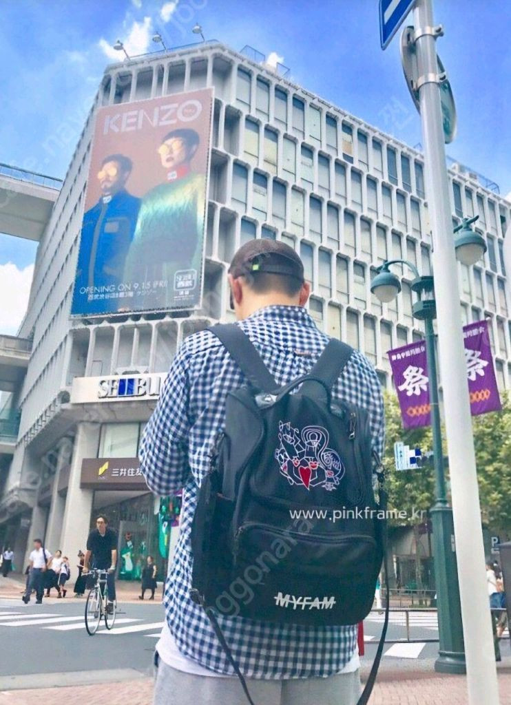 핑크프레임 마이팸 백팩 (기저귀가방) 이미지