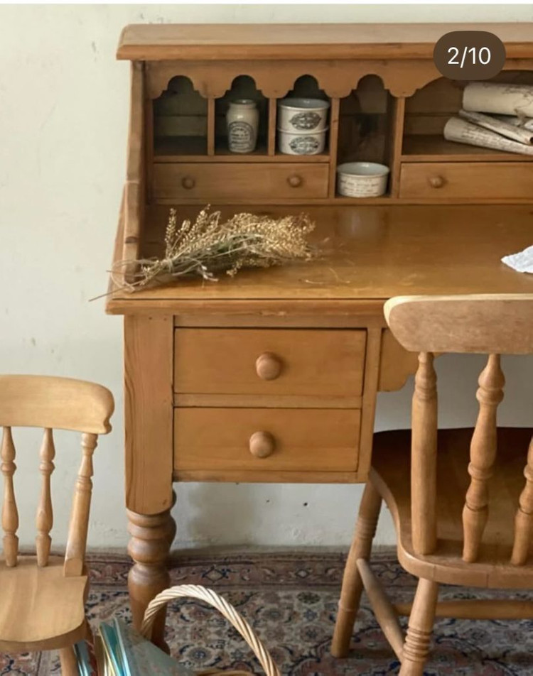 빈티지데스크/파인우드빈티지책상/빈티지책상 이미지