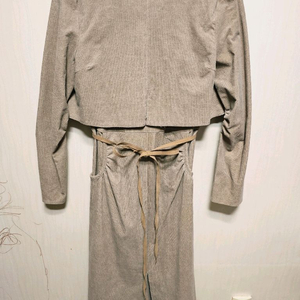 롱원피스 코듀로이 셋업형 봄원피스 (새상품 55 66/하객룩/오피스룩)