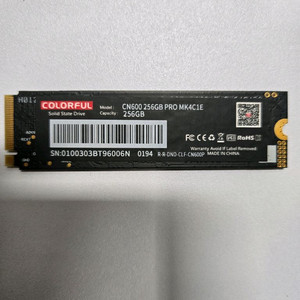 [M.2 NVMe SSD 256GB] #컬러풀 COLORFUL CN600 PRO