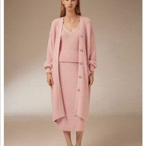 뮤제라 니트 가디건,나시,스커트 세트