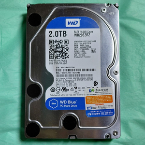 WD Blue HDD 2TB 3.5인치