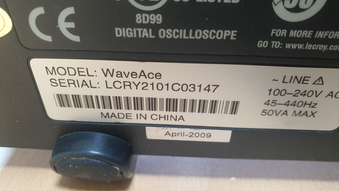 Lecroy Waveace 102 오실로스코프 르크로이 Oscilloscope 프로브 2개 포함 이미지