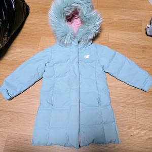 아동 100호 뉴발란스 키즈 리버시블 양면 구스 롱패딩 점퍼