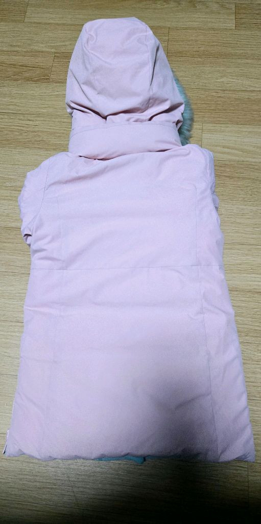 아동 100호 뉴발란스 키즈 리버시블 양면 구스 롱패딩 점퍼--4