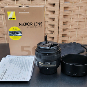 니콘/정품 af-s 50mm f1.8g A급