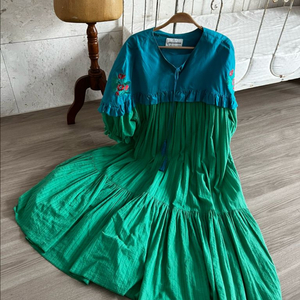 미미카위 FRUITY POPPY 롱드레스