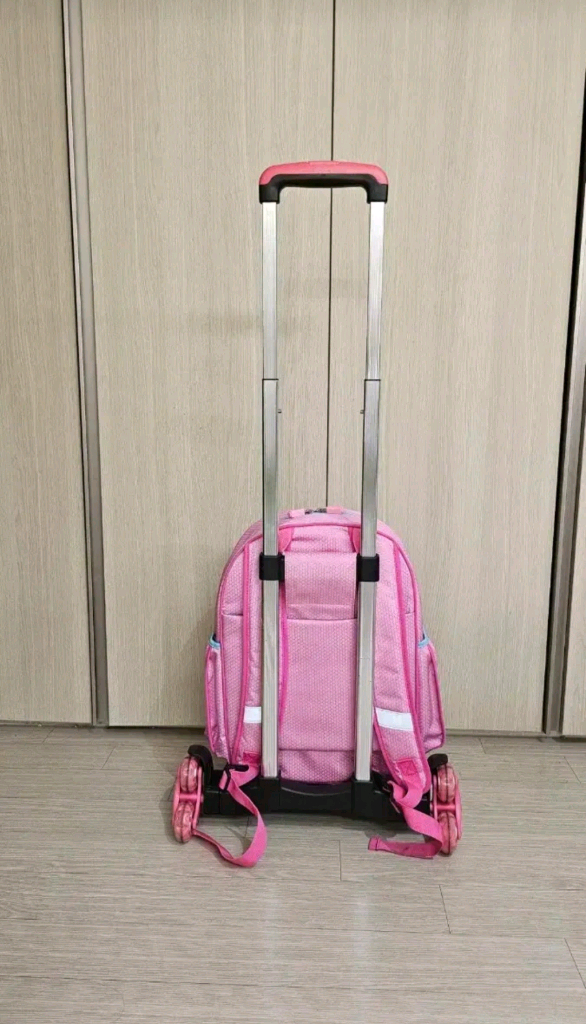 Upixel 유픽셀 슈퍼 클래스 롤링 백팩 픽셀 블럭 캐리어 겸용 가방--6