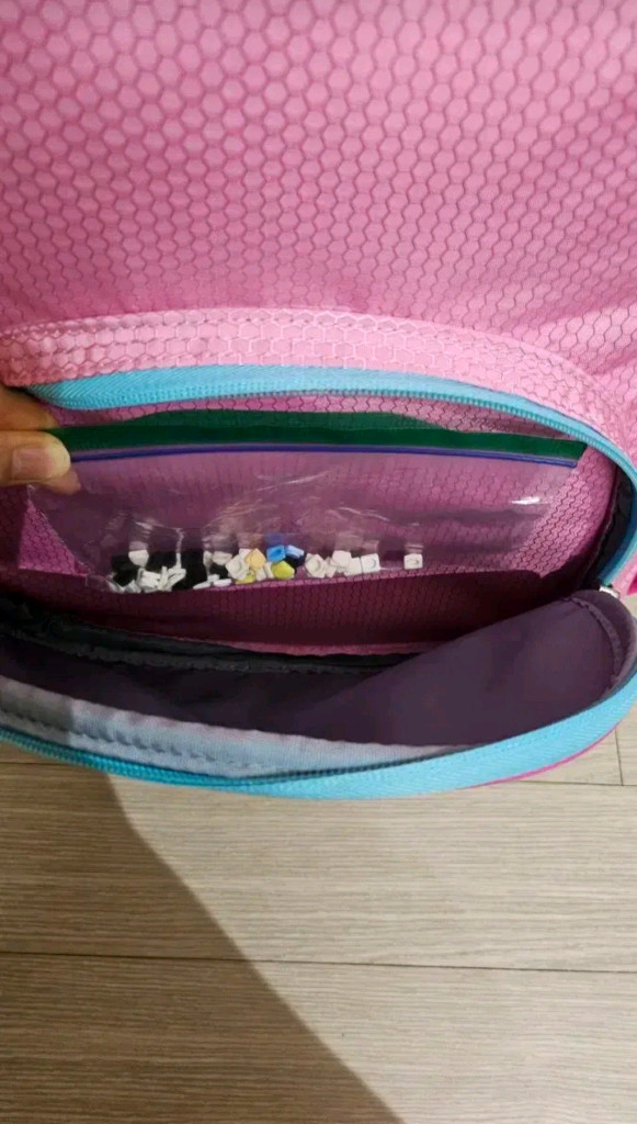 Upixel 유픽셀 슈퍼 클래스 롤링 백팩 픽셀 블럭 캐리어 겸용 가방--8