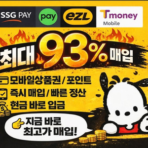 티머니(92%) / 네이버페이(93%) / 이즐(92%) / Ok캐시백(92%) / 페이코 (93%) 이미지