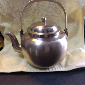 김선익 유기 주전자 놋주전자 잔잔대 놋 술잔 잔받침 공예품 만속품