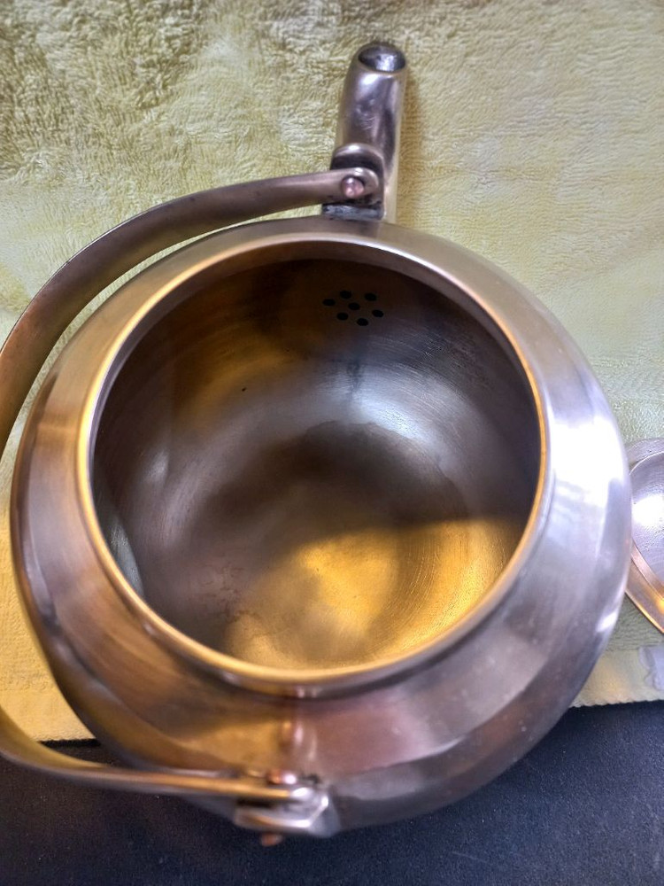 김선익 유기 주전자 놋주전자 잔잔대 놋 술잔 잔받침 공예품 만속품--3