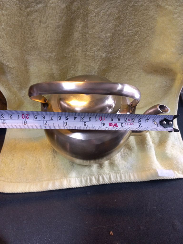 김선익 유기 주전자 놋주전자 잔잔대 놋 술잔 잔받침 공예품 만속품--9