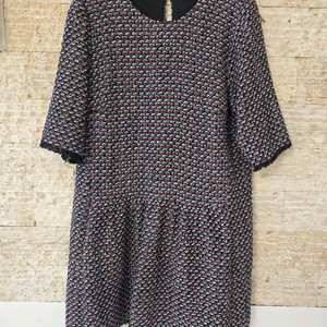 자라 트위드 반팔 원피스 M 이미지