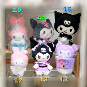 일본정품)산리오 인형 새상품_마이멜로디 유메미루,모찌판다/쿠로미 베이비,솜사탕,쿠지,쿠로미즈파이브 베레모_누이 키링