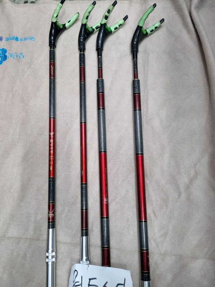 중고 아피스 천년지기 레전드 30~36칸 낚시대,받침대 판매--3