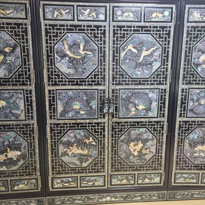 자개장식 전통 화장대