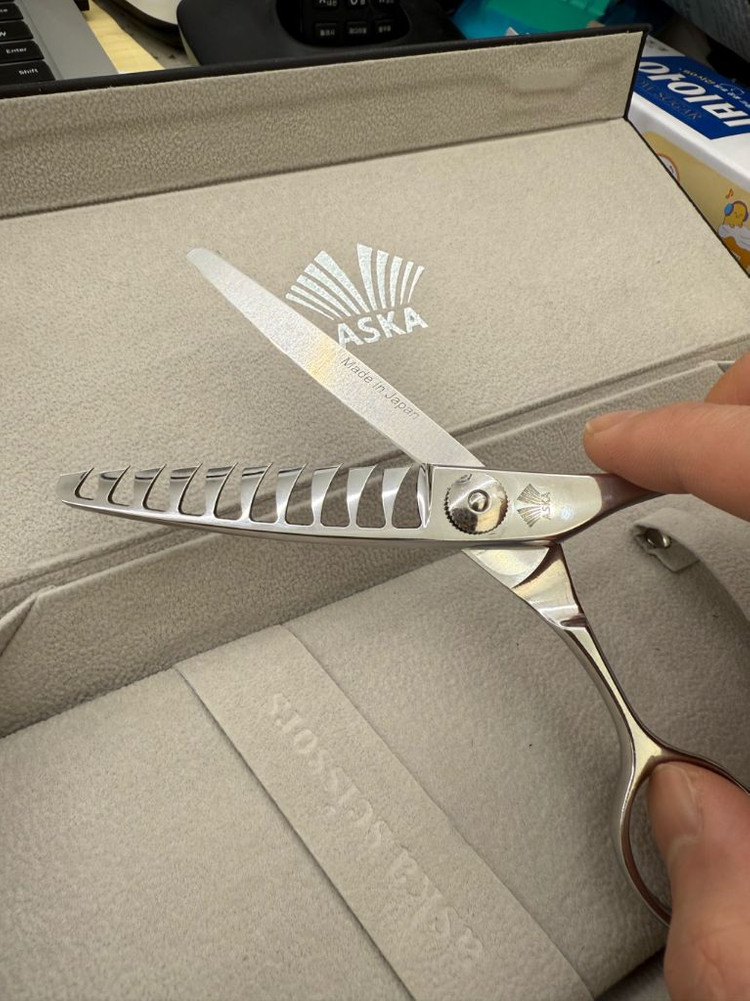 아스카 요술가위 10발 틴닝 팝니다--1