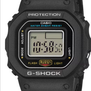 새상품) 카시오 지샥 나노 링워치 블랙