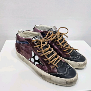 골든구스 미드스타 버건디 스니커즈 36사이즈(230)