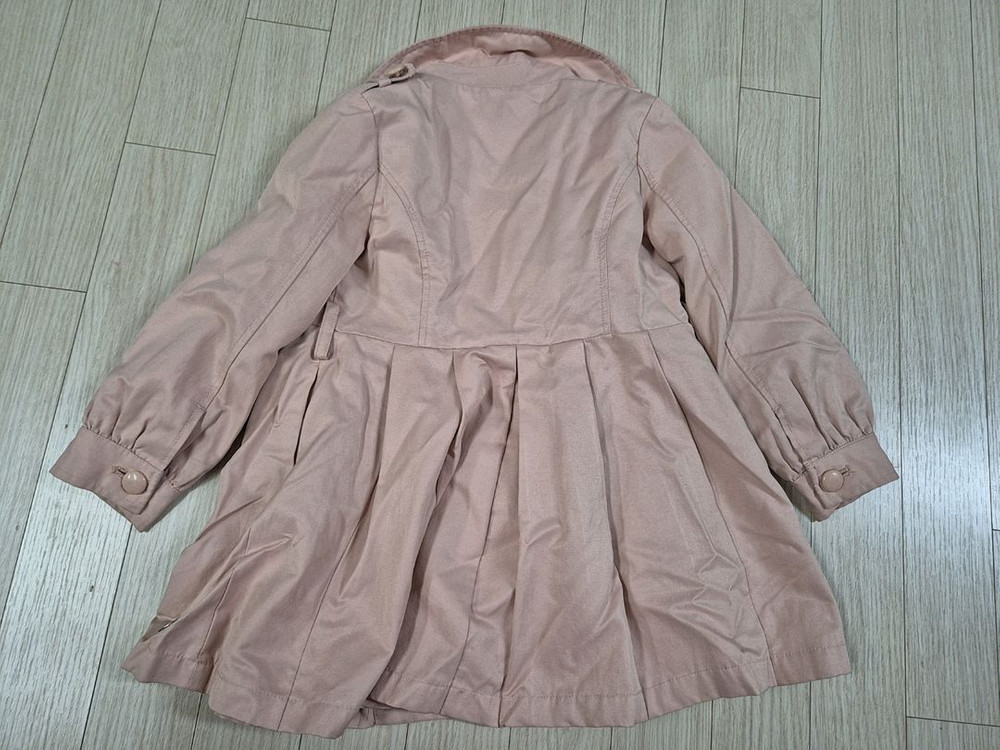 엘르 여아 핑크 봄 가을 트렌치 코트 110 이미지