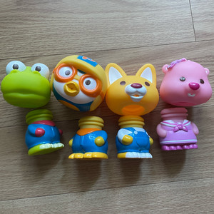 뽀로로와 친구들 캐릭터 목욕 인형 4종