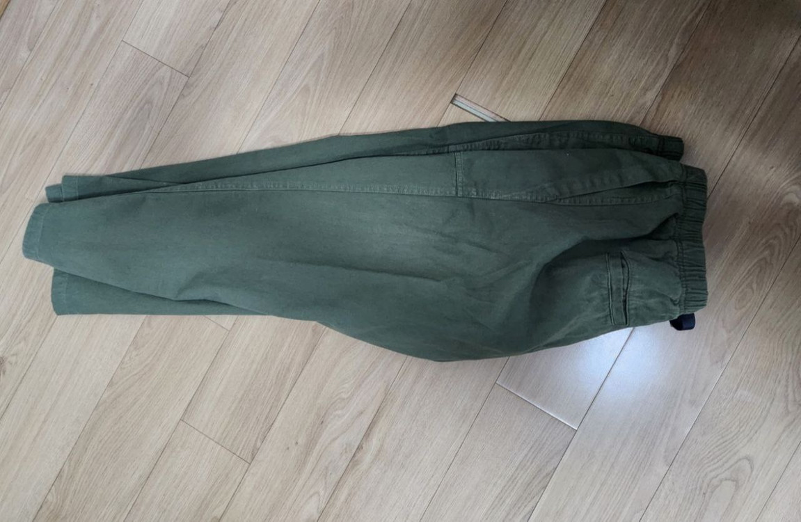 그라미치 루즈테이퍼드 팬츠 Olive L SIZE(32~34)--2