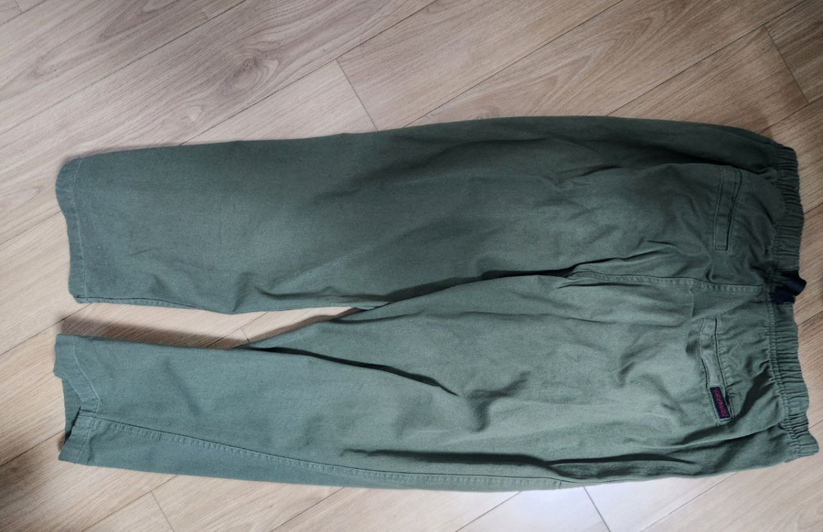 그라미치 루즈테이퍼드 팬츠 Olive L SIZE(32~34)--4