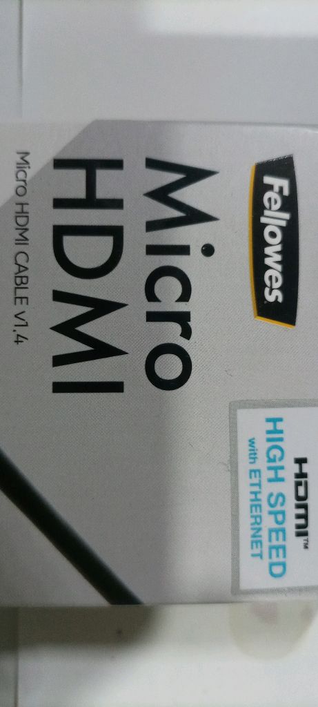 미개봉 새상품 Fellowes Micro HDMI 케이블 2M--6
