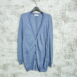 타임 TIME 실크배색 린넨 가디건 이미지