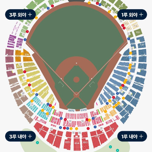 3/21(토) 롯데자이언츠 사직구장 중앙탁자석, 외야탁자석 판매