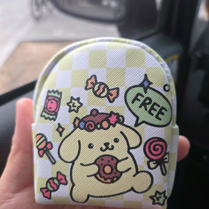 산리오 폼폼푸린 미니 파우치 키링 이미지