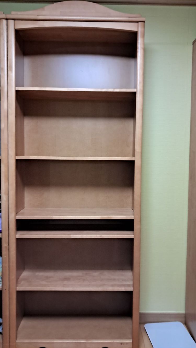 각도조절 책상 + 책장 세트--2