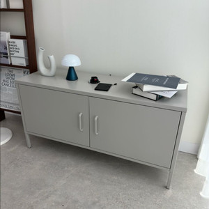 마켓비 가로양문 tv스탠드 라이트그레이 1150x400x595 이미지