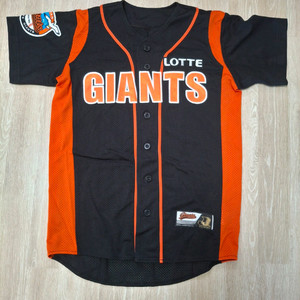 롯데자이언츠 이대호 원정 검정 85사이즈 유니폼