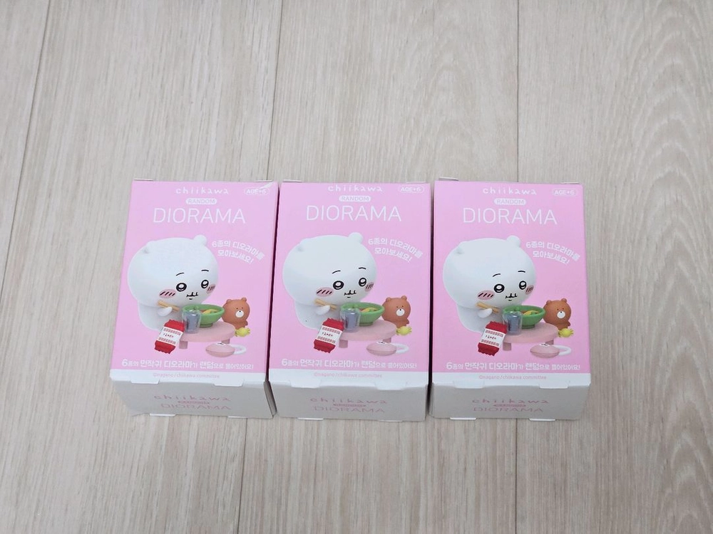 (미개봉) 먼작귀 치이카와 디오라마 랜덤 피규어 하치와레 모몽가 - 안심되는 중고거래