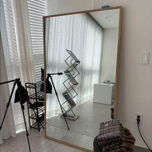 초대향 와이드 원목 전신거울 스탠드 1000x1700